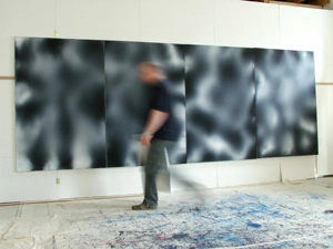 Michael Evans in the Studio