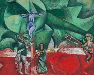 Golgotha by Marc Chagall, 1912.